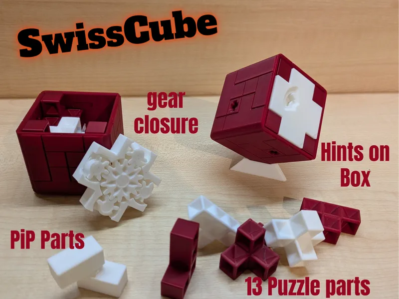 Swiss-Cube puzzle game