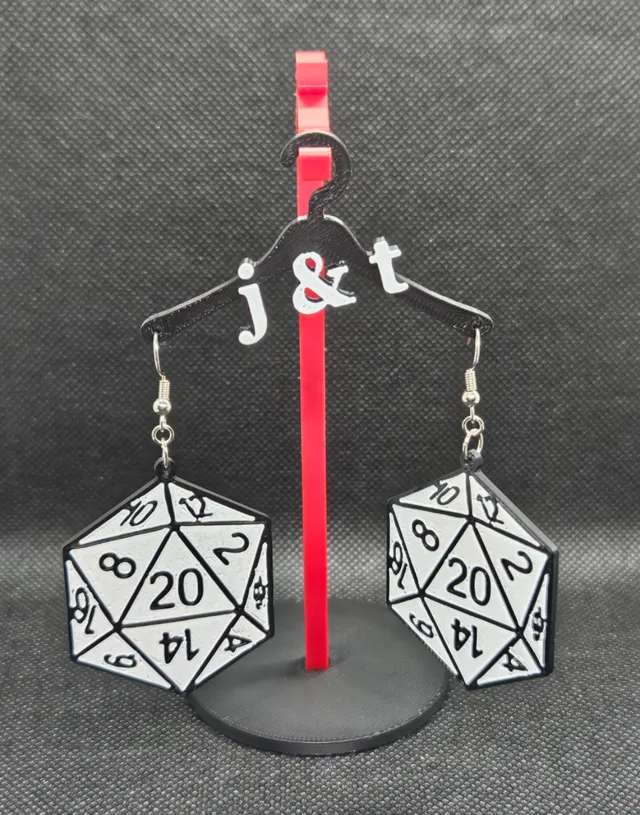 D20 earrings