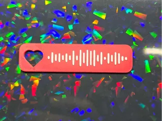 Spotify Valentines Day Keychain