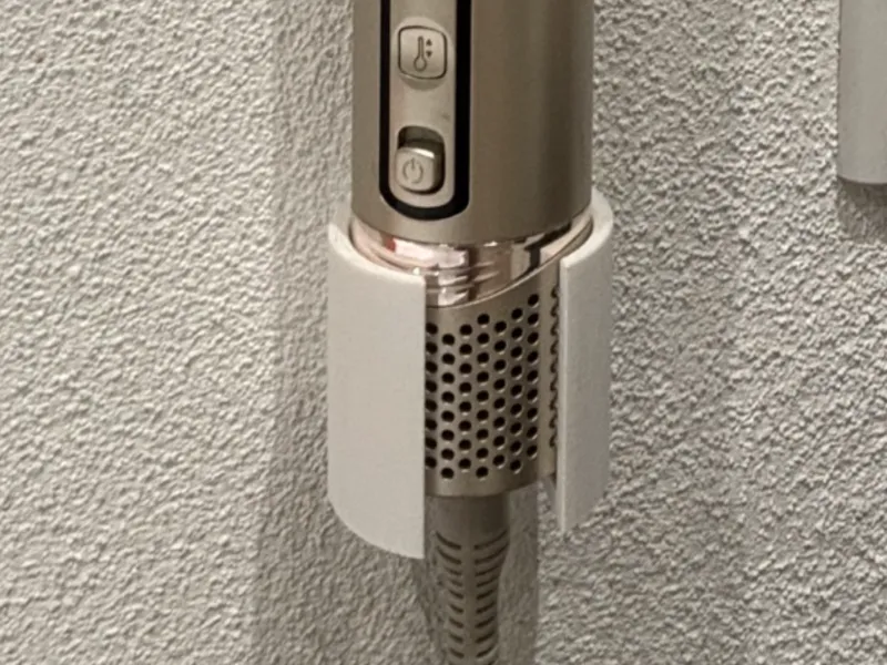 Hairdryer wall mount