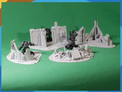 Ork Scrapyard Scatter Terrain - Set A