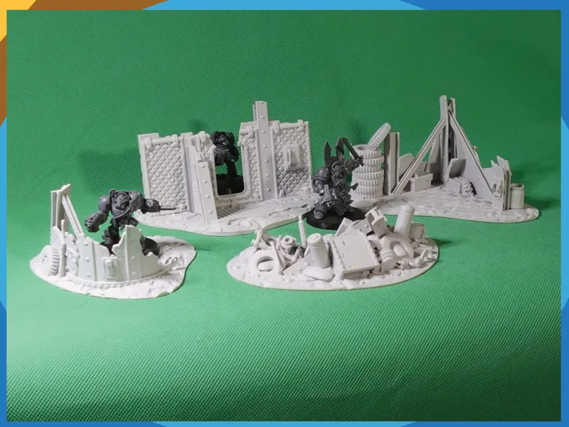Ork Scrapyard Scatter Terrain - Set A