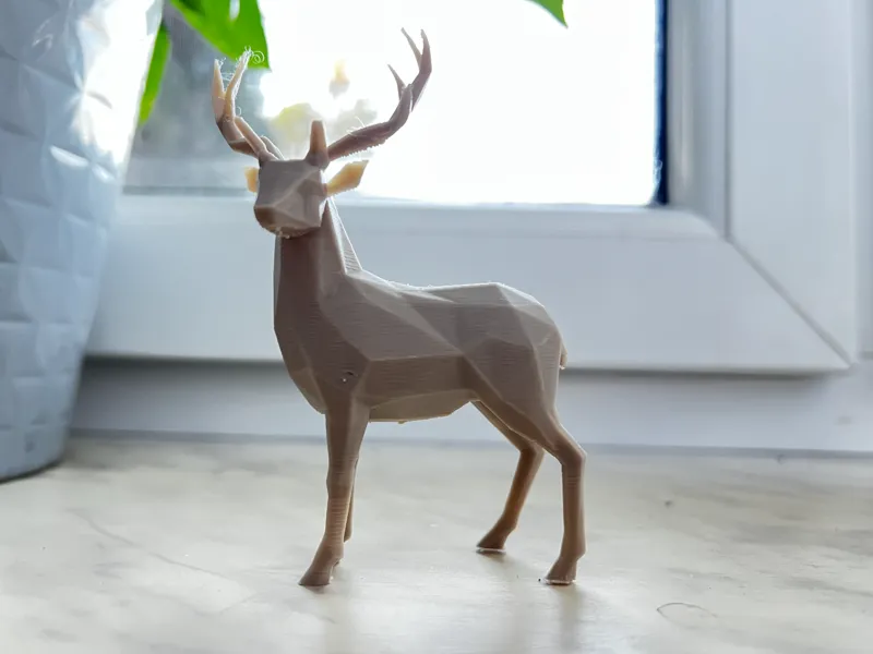 Geometric Deer figure