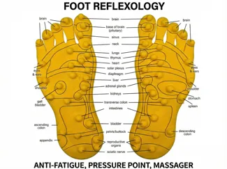 Foot Reflexology Model