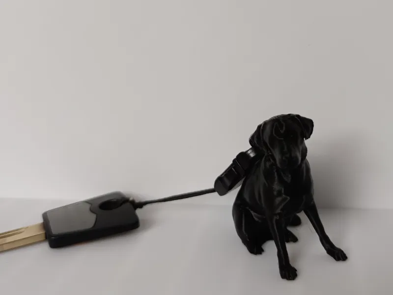 Labrador keychain pendant