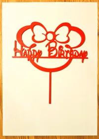 Décoration de gâteau Minnie — photo 3
