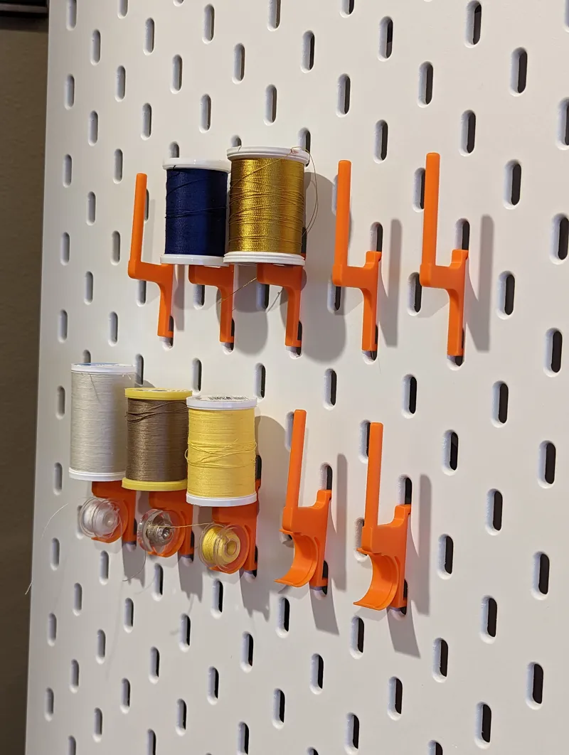 Ikea Skadis Thread and Bobbin Holder