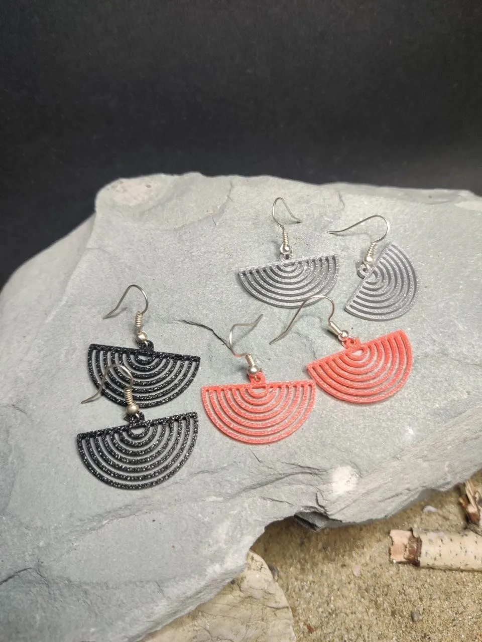 Quiet Geometry – Arc Earrings view 2