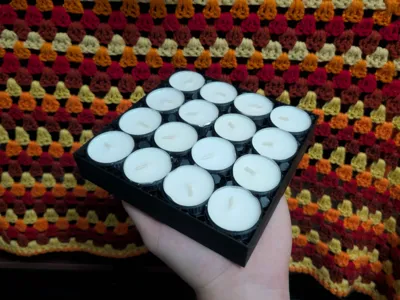 Tea Light Storage Box (Modifiable)