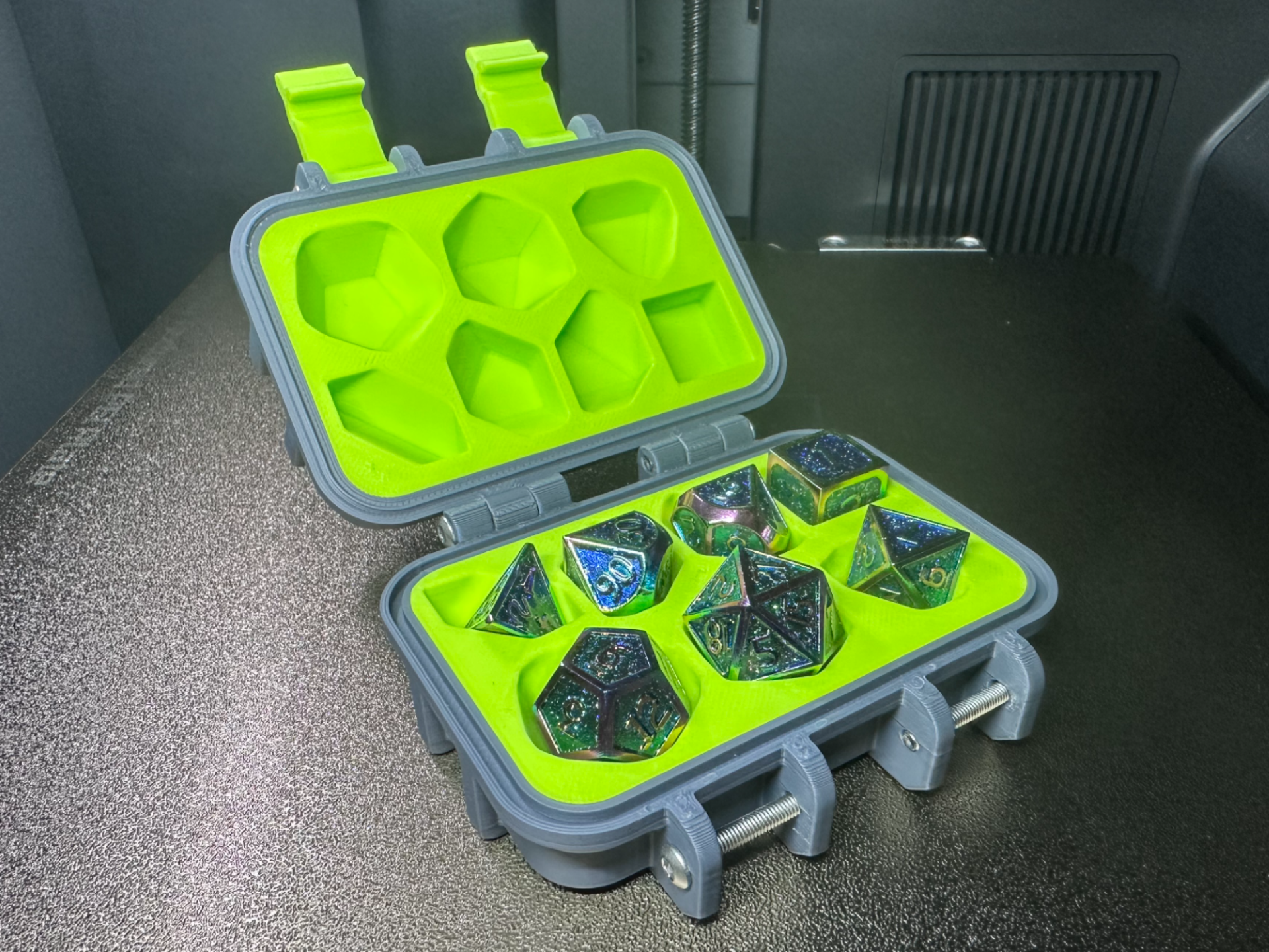 Rugged Multipart Dice Set Case