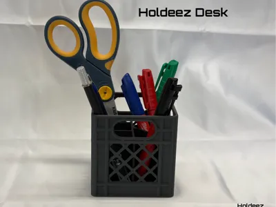 Holdeez Desk: The milk crate for your desk!
