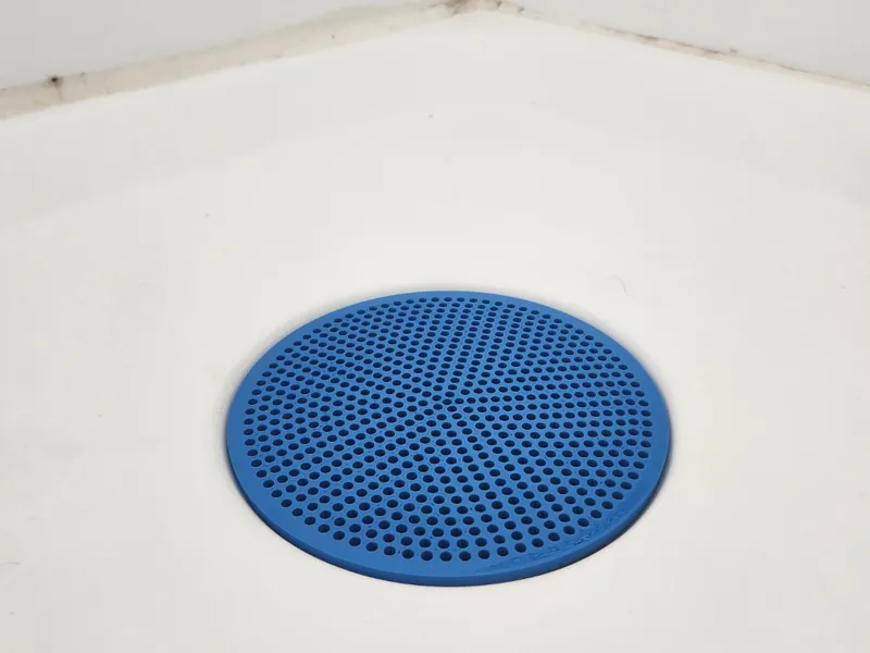 134MM easy clean shower waste hair blocker