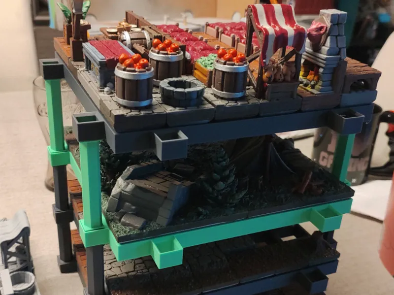 Dungeon blocks Easy Storage Solution