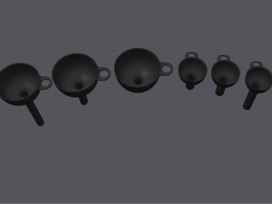 Funnel Set – Multiple Sizes (Ø100 mm / Ø60 mm)