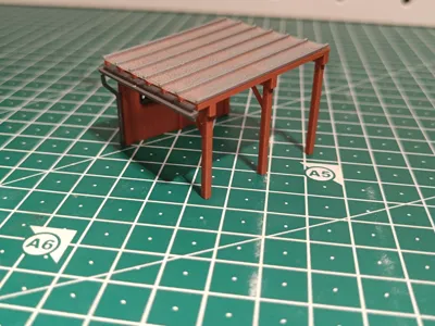 Patio roof in H0