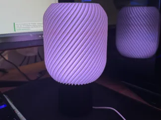 Spiral Glow LED lamp