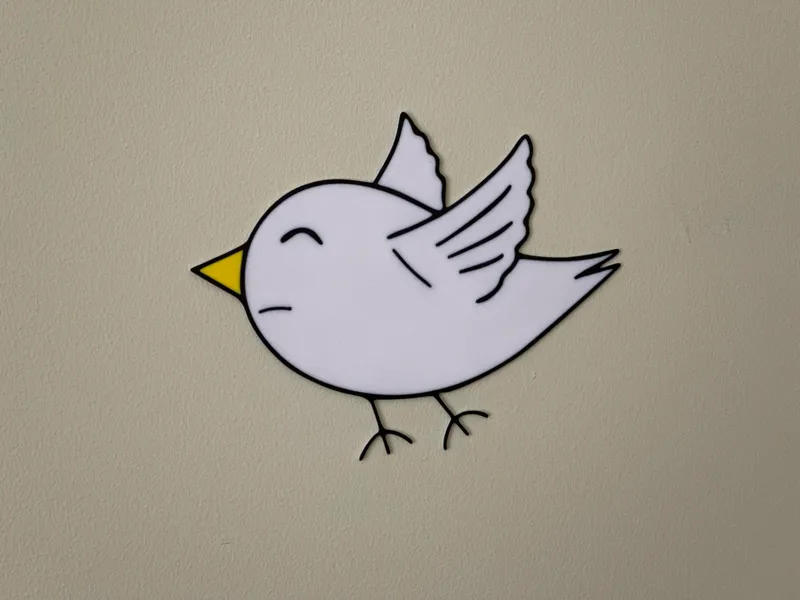 Bird wall Decoration Children's room Left