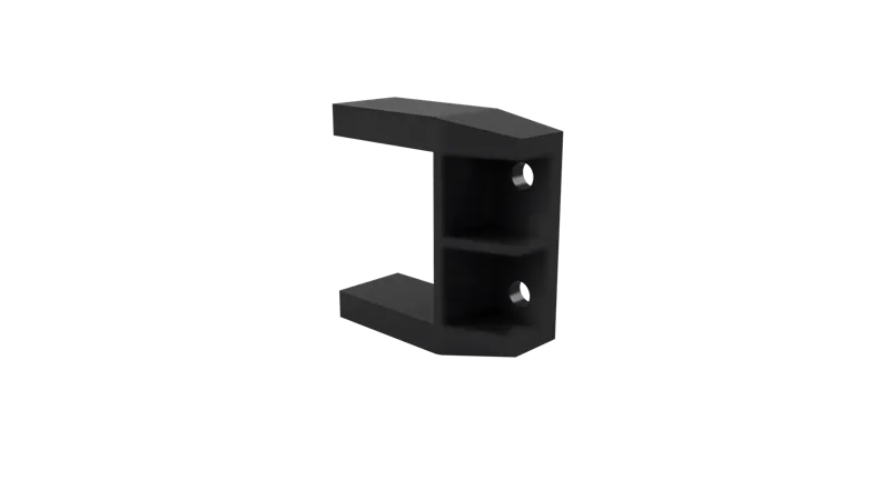 1U server support bracket.