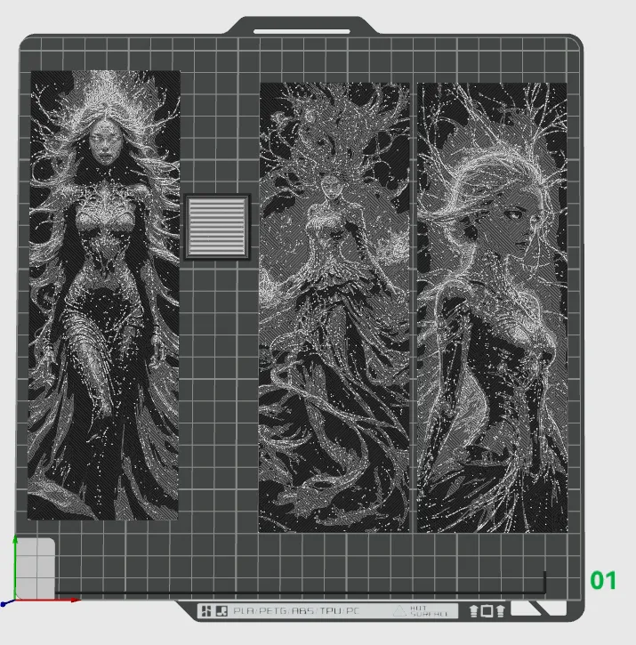 The Fates, Clotho, Lachesis, and Atropos intertwining the string of