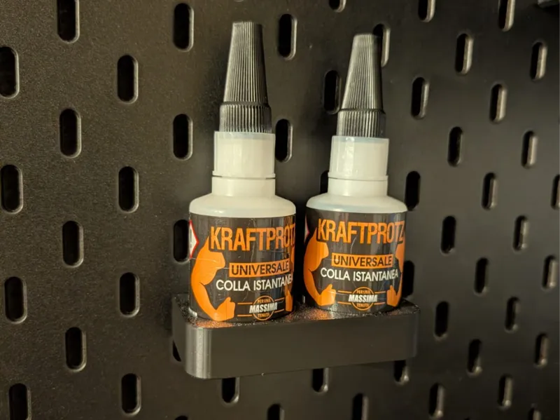 IKEA Skadis: Cyanoacrylate Glue Holder