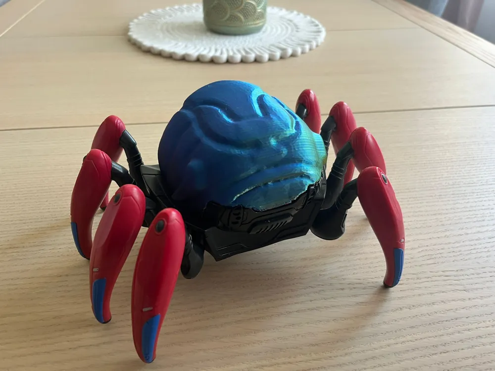 Disney Spider-Bot Top Shell Replacement - Free 3D Print Model - MakerWorld