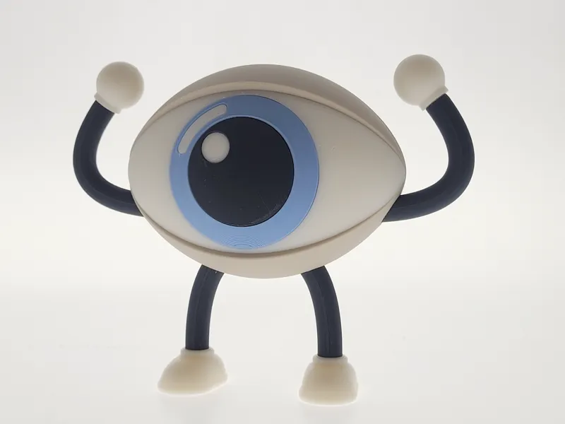 Eye Mascot Figure