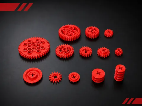 Modelo para impresión 3D: Legotechnik kompatible Zahnräder — referencia de MakerWorld