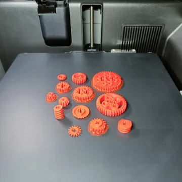 Modelo para impresión 3D: Legotechnik kompatible Zahnräder — vista de referencia 3