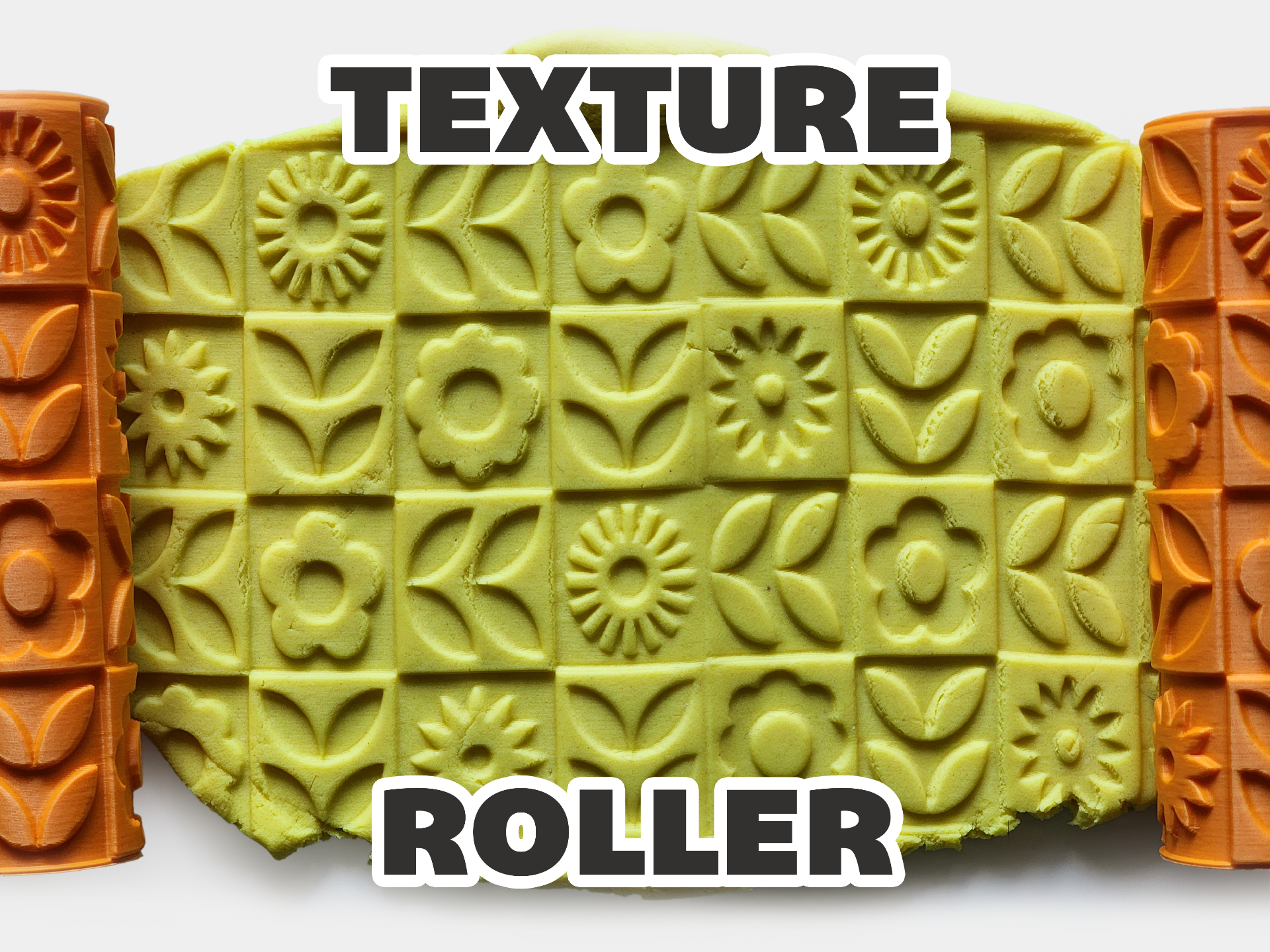 Texture Roller V322 | Floral Checker