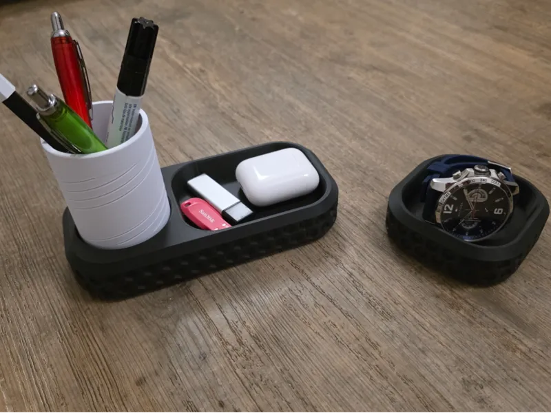 Desk organizer v2 small, tray, jewelry