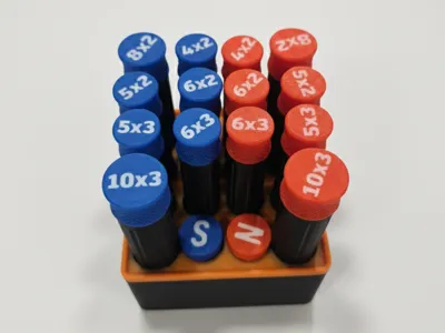 Gridfinity High-Density Magnet Pen Organizer