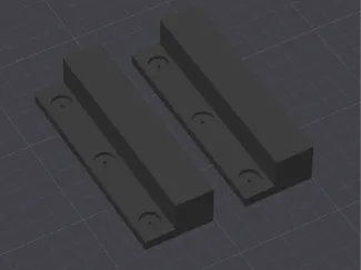 Vise Blocks 4 IN Long W 10mm Holes