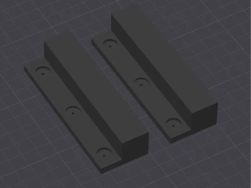 Vise Blocks 4 IN Long W 10mm Holes