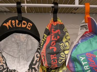 Cycling cap hanger