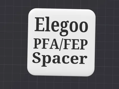 Elegoo Mars/Saturn PFA/FEP Film Replacement Spacer