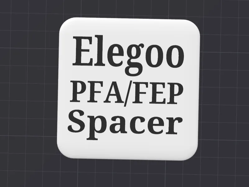 Elegoo Mars/Saturn PFA/FEP Film Replacement Spacer