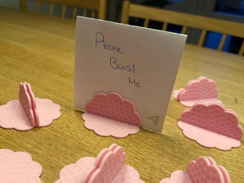 Waffle Card Stand