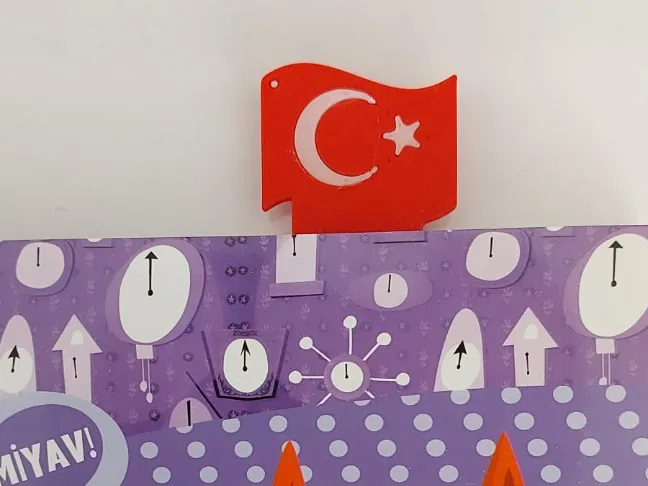 Turkey Flag Bookmark NO AMS
