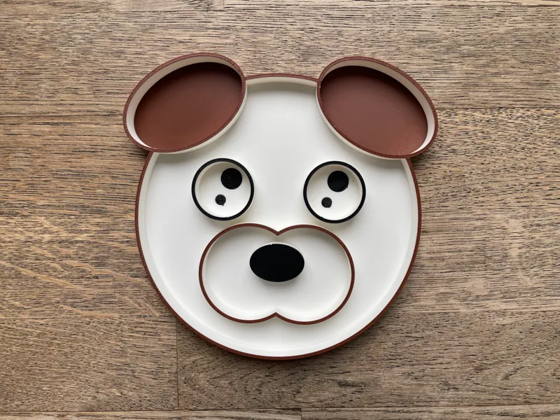 Sensory sorting tray (montessori) - dog