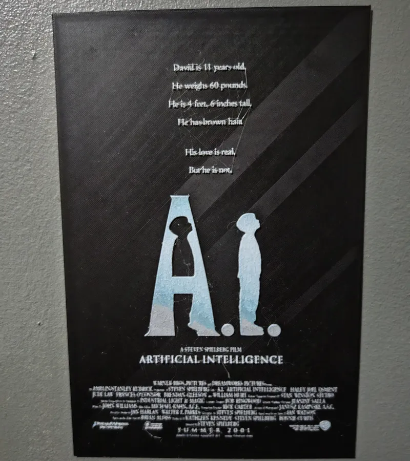 A.I. MOVIE - HUEFORGE - 4 COLOURS