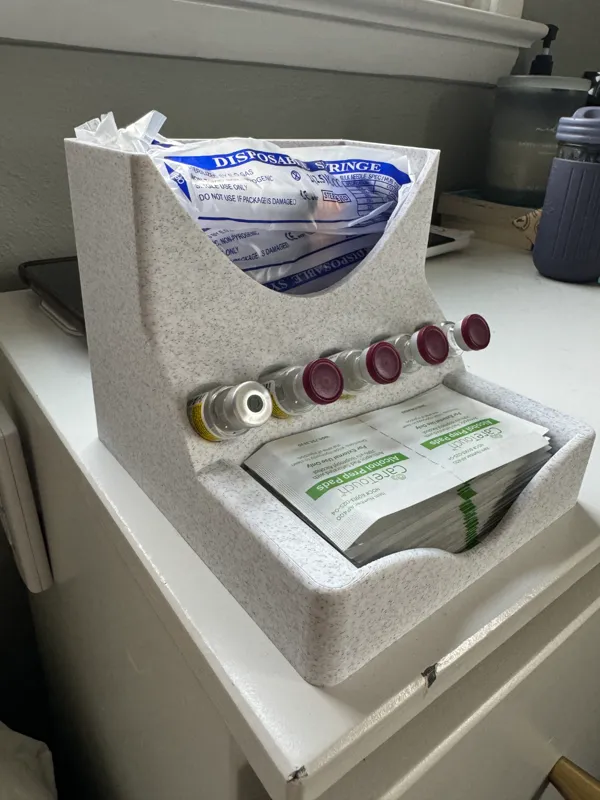 Station de rangement pour flacons