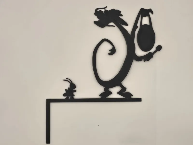 Mushu Mulan gong decorazione sopra porta