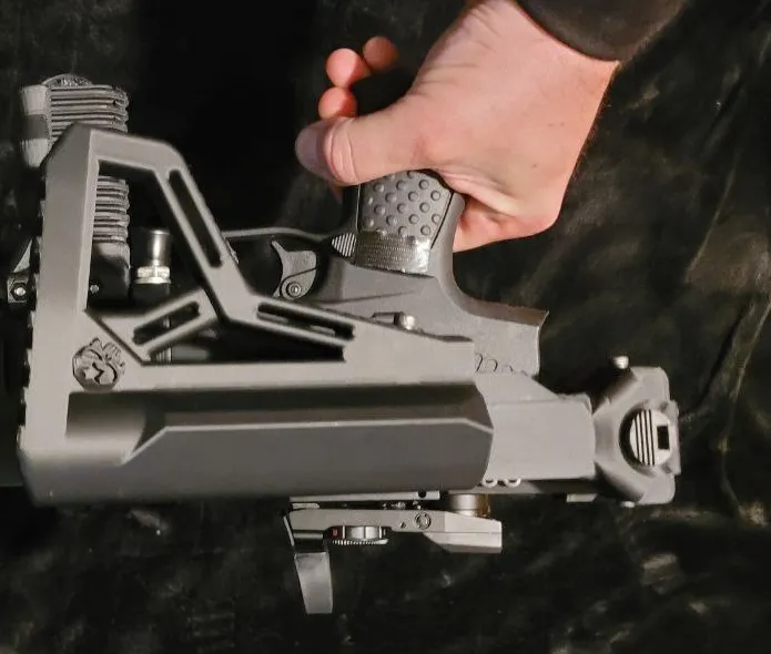 Crosse pliante et adaptateur pour carabine à air Hatsan Velox