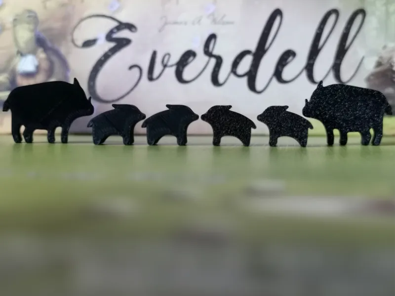 BOAR MEEPLES FOR EVERDELL