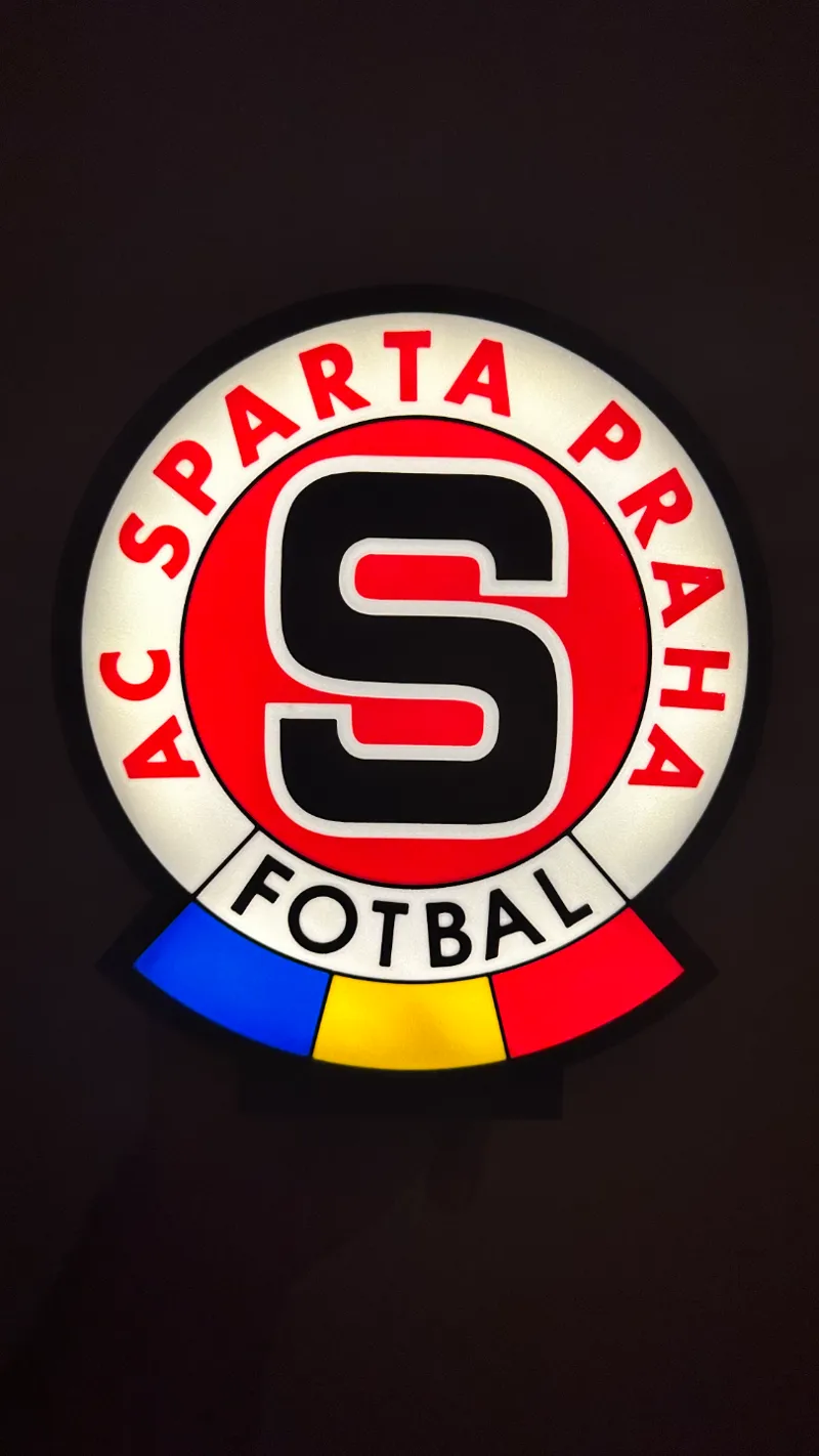 AC SPARTA PRAHA LOGO LIGHTBOX