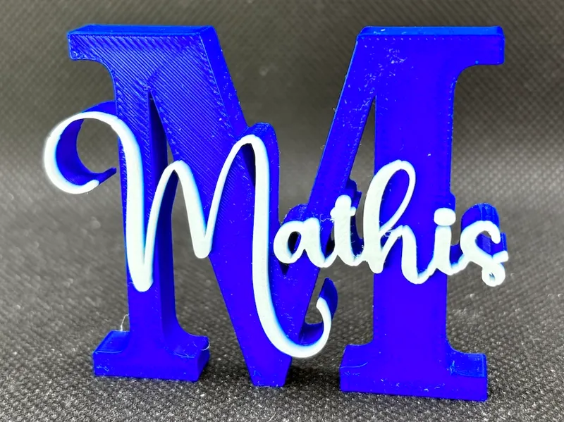 MATHIS name ornament sign nametag
