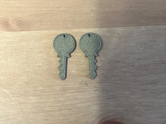 key earrings
