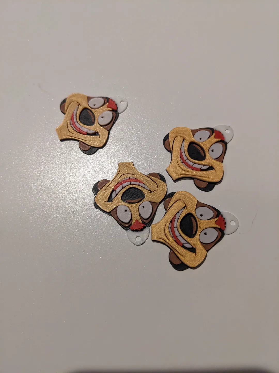 Timon Earrings Lion King (<60 minute print) view 2