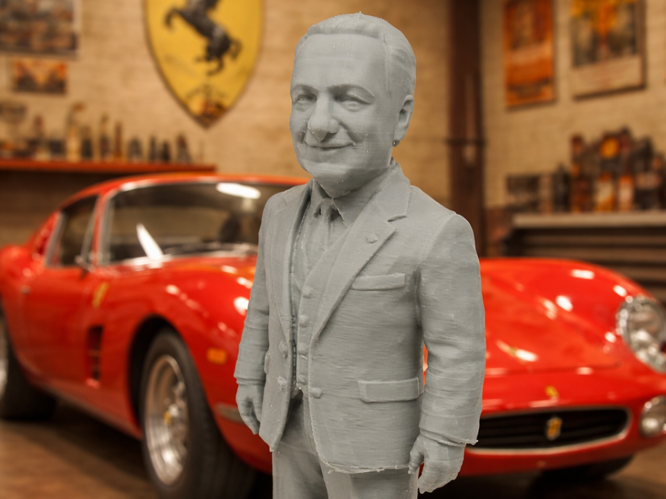 Elegant Gentleman Figurine Suit Character