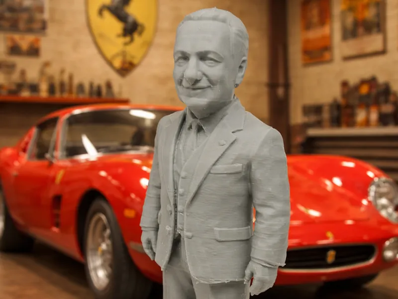 Elegant Gentleman Figurine Suit Character